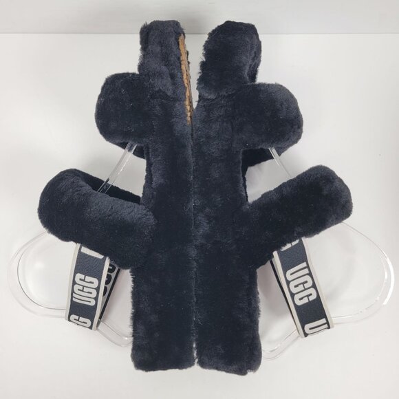 UGG Black Oh Yeah Women's Slide Slipper S/N 1107953 US Size 11 - Picture 6 of 9